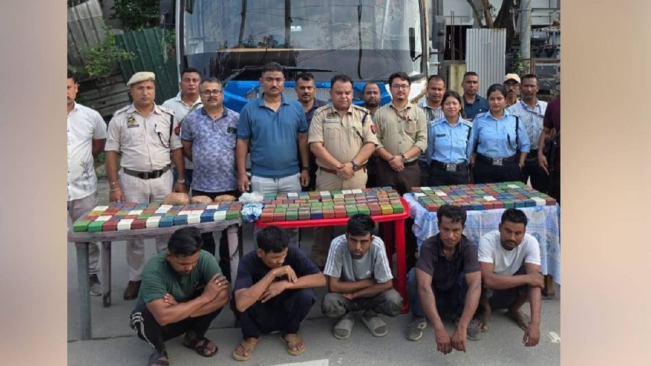 Assam Police seize narcotics worth Rs 21.36 crore in Amingaon, five held Assam Police seize narcotics worth Rs 21.36 crore in Amingaon, five held