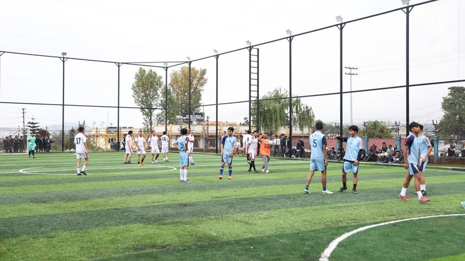 Meghalaya education minister opens renovated football arena at Shillong school Meghalaya education minister opens renovated football arena at Shillong school