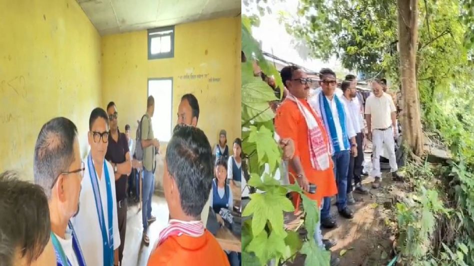 Newly elected Boko–Chaygaon MLA Raju Mesh tours Assam–Meghalaya border areas, reviews civic issues Newly elected Boko–Chaygaon MLA Raju Mesh tours Assam–Meghalaya border areas, reviews civic issues