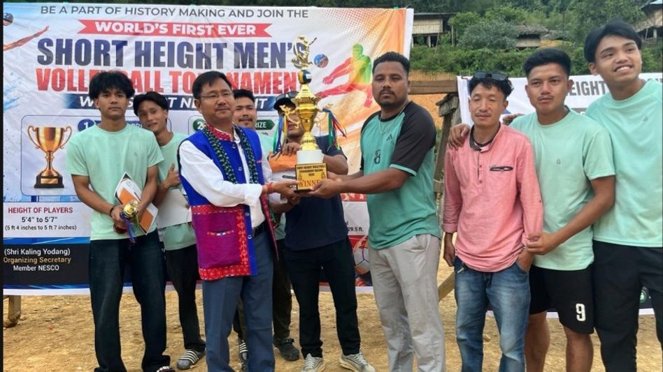 Arunachal Pradesh hosts world’s first short-height men’s volleyball tournament with modified net system Arunachal Pradesh hosts world’s first short-height men’s volleyball tournament with modified net system