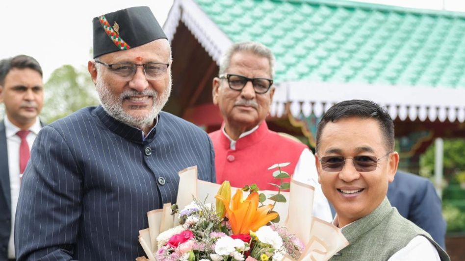 Sikkim extends warm welcome to Vice President C. P. Radhakrishnan on Statehood Day visit Sikkim extends warm welcome to Vice President C. P. Radhakrishnan on Statehood Day visit