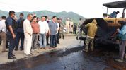 Manipur CM inspects Imphal-Saikul road improvement works, interacts with residents of Pangei and Khundrakpam Manipur CM inspects Imphal-Saikul road improvement works, interacts with residents of Pangei and Khundrakpam