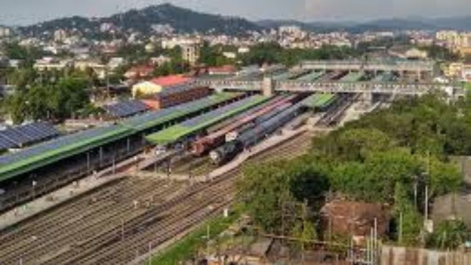 Empty coach derails during maintenance work at Guwahati railway yard Empty coach derails during maintenance work at Guwahati railway yard