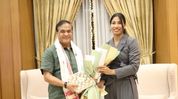Assam CM felicitates boxer Lovlina Borgohain on Asian and Commonwealth Games qualification Assam CM felicitates boxer Lovlina Borgohain on Asian and Commonwealth Games qualification