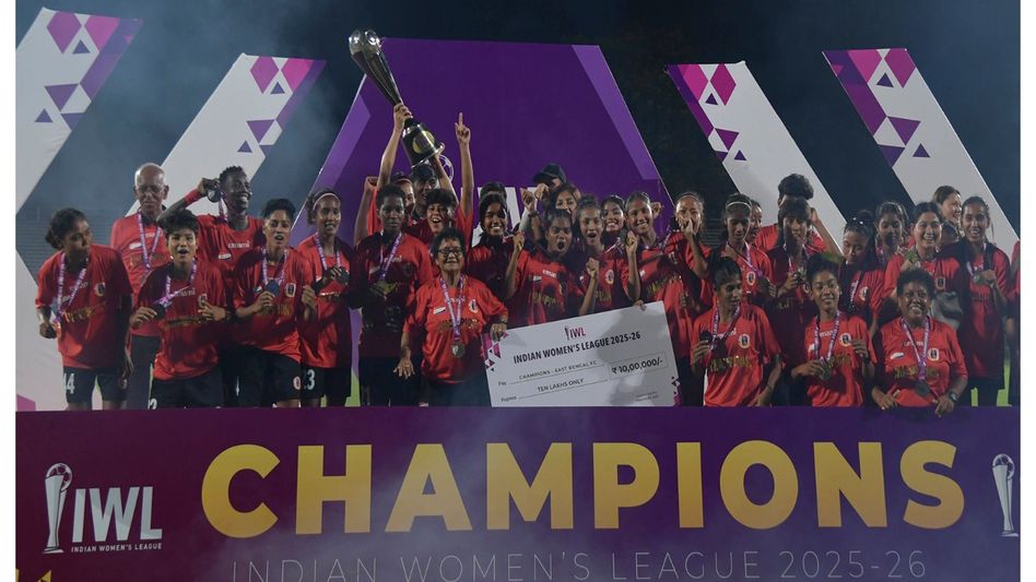 East Bengal lift Indian Women’s League trophy for the second time East Bengal lift Indian Women’s League trophy for the second time