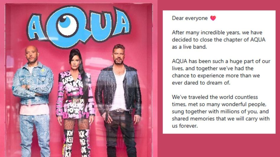 Barbie Girl hitmakers Aqua announce split after three decades, end journey as live band Barbie Girl hitmakers Aqua announce split after three decades, end journey as live band