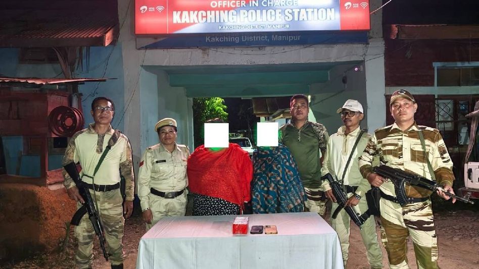Manipur police seize 288 SP capsules, arrest two during operation in Kakching Manipur police seize 288 SP capsules, arrest two during operation in Kakching