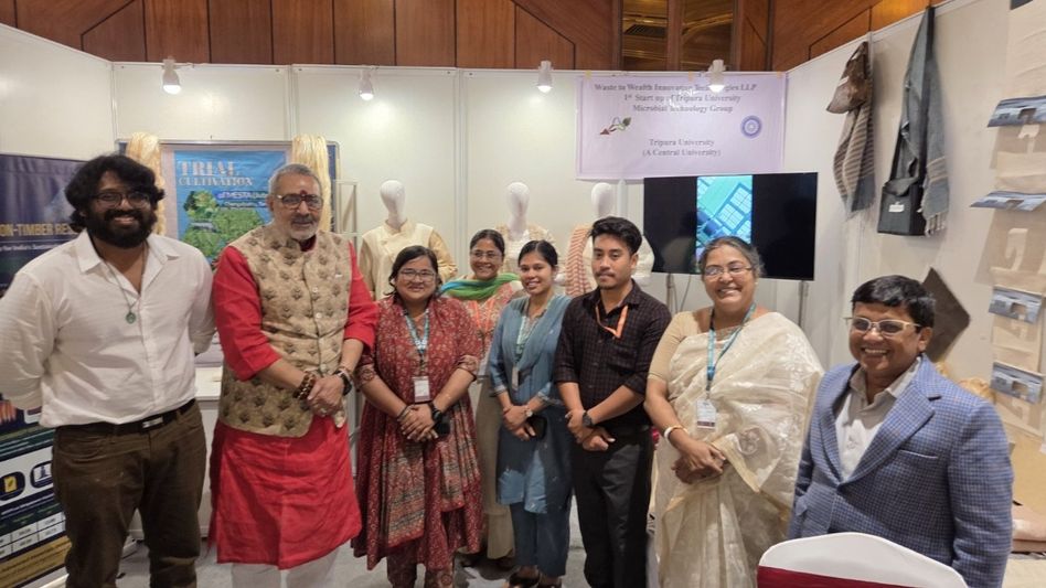 Tripura University sole university to showcase new-age fibre innovation at national demonstration in Delhi Tripura University sole university to showcase new-age fibre innovation at national demonstration in Delhi
