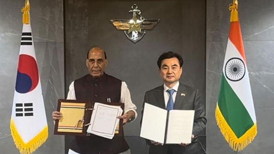 India, South Korea sign defence and cyber security pact during Rajnath Singh’s Seoul visit India, South Korea sign defence and cyber security pact during Rajnath Singh’s Seoul visit