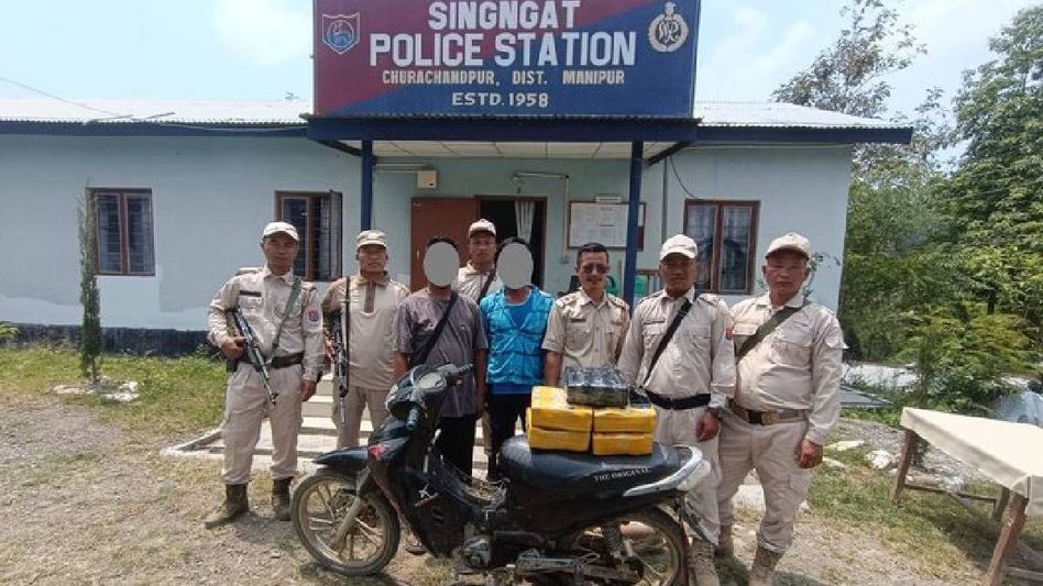 Manipur police seize over 2 kg suspected brown sugar, arrest Myanmar national Manipur police seize over 2 kg suspected brown sugar, arrest Myanmar national
