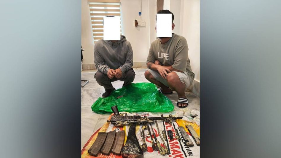Manipur police arrest two UNLF(P) operatives with light machine gun in Imphal West district Manipur police arrest two UNLF(P) operatives with light machine gun in Imphal West district