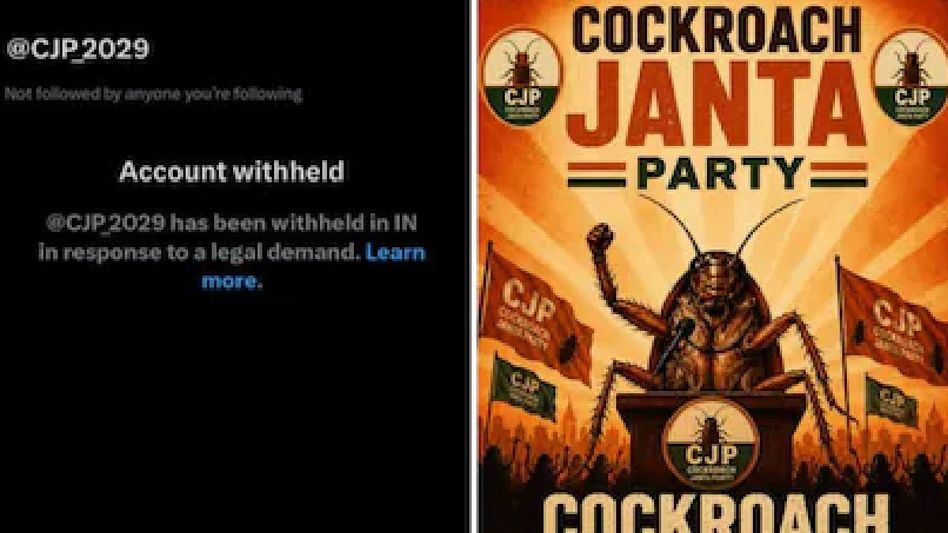 Cockroach Janta Party’s X account withheld in India, founder alleges recent attempt to hack Instagram page Cockroach Janta Party’s X account withheld in India, founder alleges recent attempt to hack Instagram page