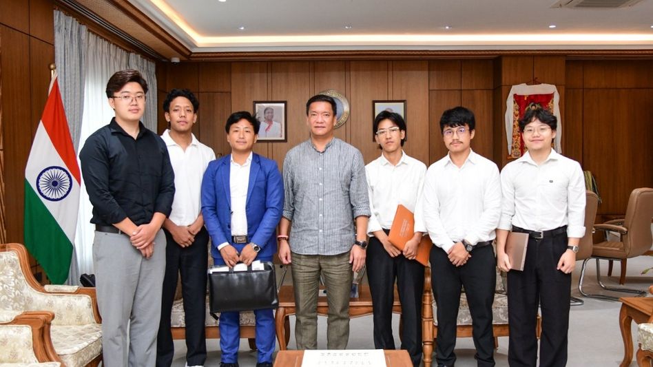 Arunachal CM meets startup team promoting organic products from northeast India Arunachal CM meets startup team promoting organic products from northeast India