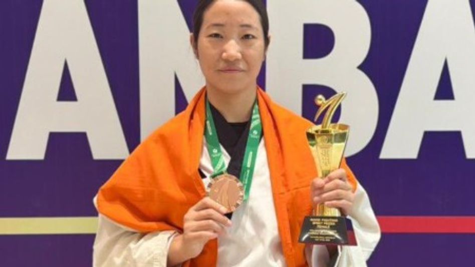 Arunachal's Rupa Bayor wins bronze at Asian Taekwondo Poomsae Championships 2026 Arunachal's Rupa Bayor wins bronze at Asian Taekwondo Poomsae Championships 2026