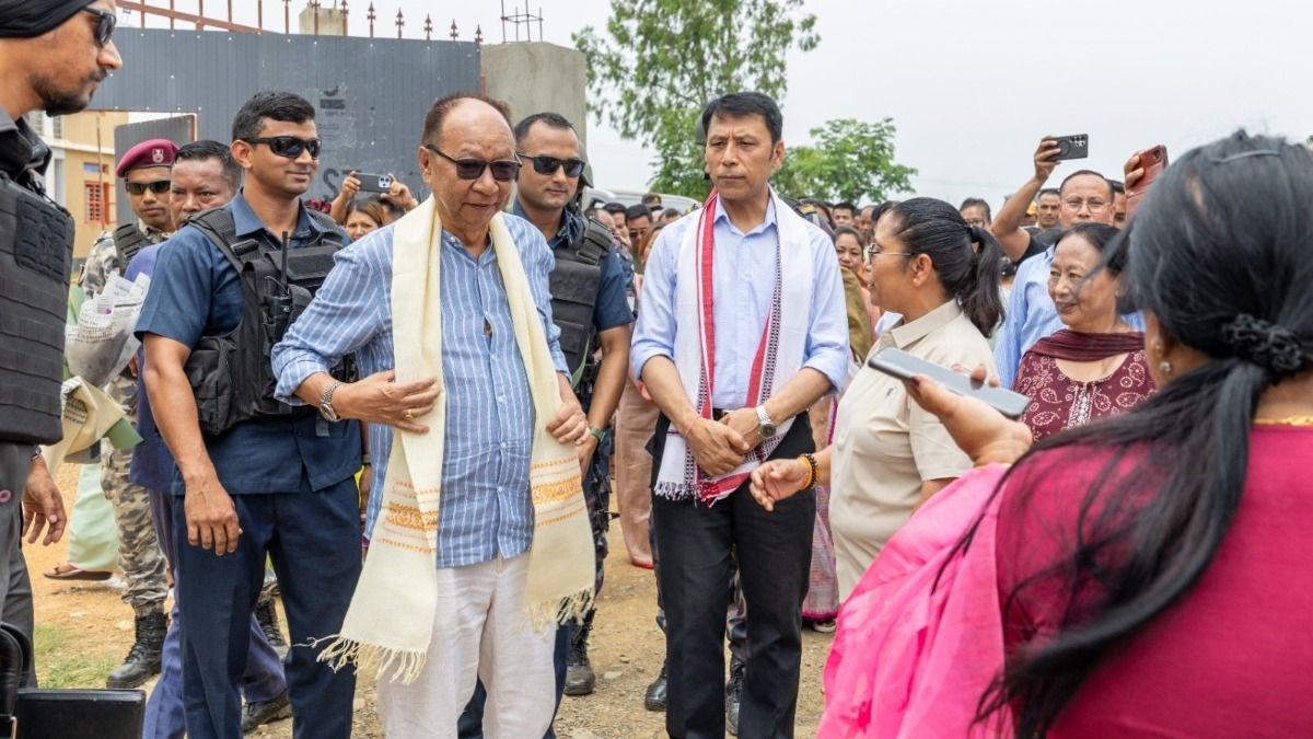 Manipur Chief Minister inspects JNV, PHC and civic infrastructure projects in Heirok
