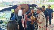 Bhutan PM Tshering Tobgay begins two-day Assam visit, bilateral connectivity projects in focus Bhutan PM Tshering Tobgay begins two-day Assam visit, bilateral connectivity projects in focus