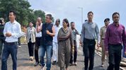 Union Sports Minister Raksha Khadse reviews National Sports University campus in Manipur Union Sports Minister Raksha Khadse reviews National Sports University campus in Manipur