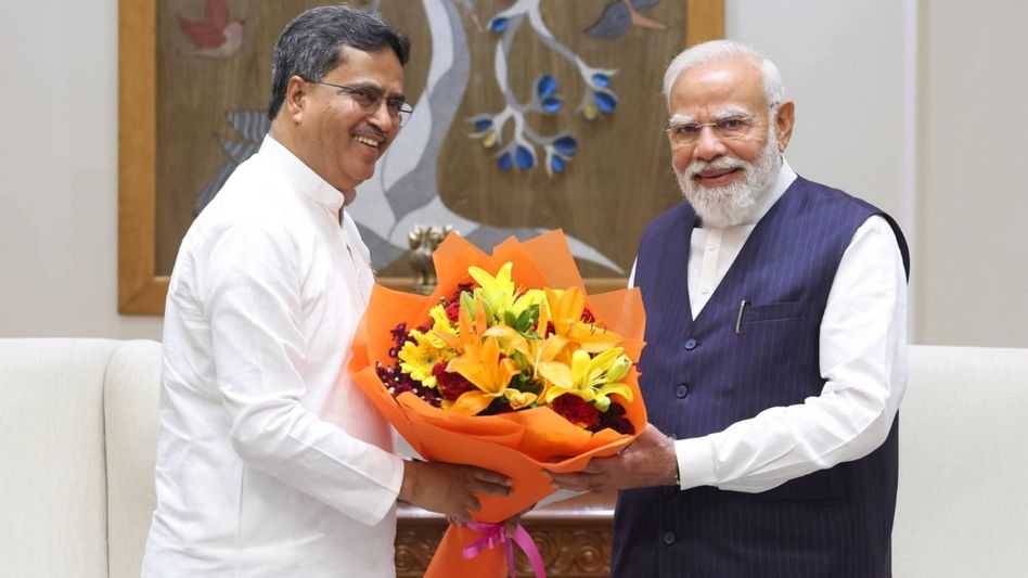 Tripura CM Manik Saha meets PM Modi, congratulates him on 12 years in public service Tripura CM Manik Saha meets PM Modi, congratulates him on 12 years in public service