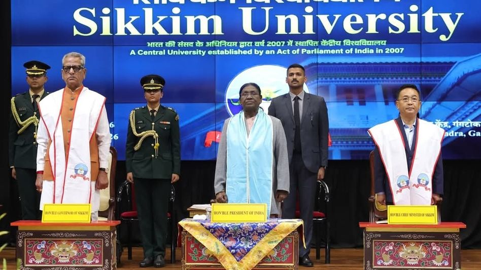Education most powerful tool for women’s empowerment: President Murmu at Sikkim University convocation Education most powerful tool for women’s empowerment: President Murmu at Sikkim University convocation
