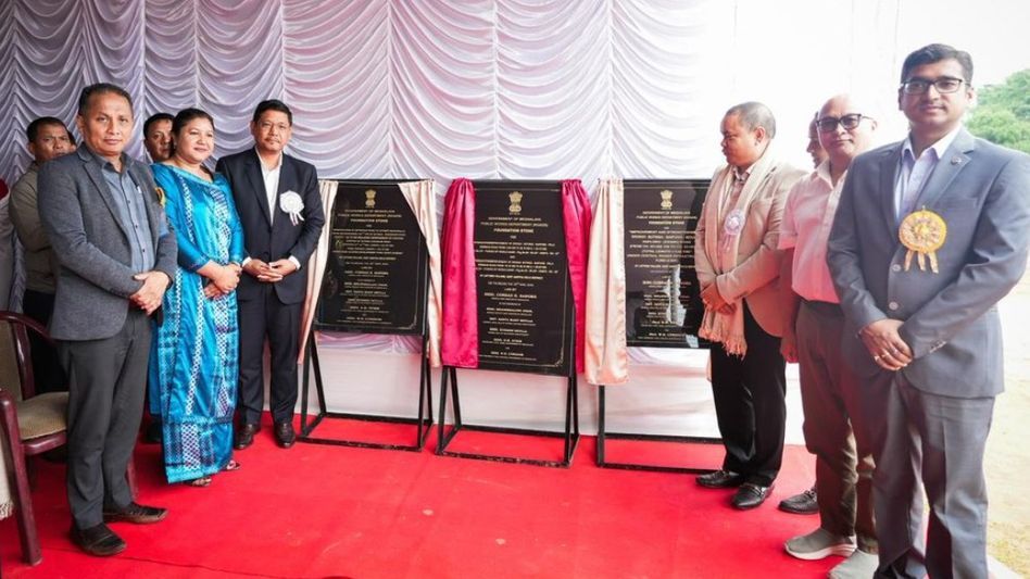 Meghalaya CM lays foundation for Rs 412 crore road projects in East Jaintia Hills Meghalaya CM lays foundation for Rs 412 crore road projects in East Jaintia Hills