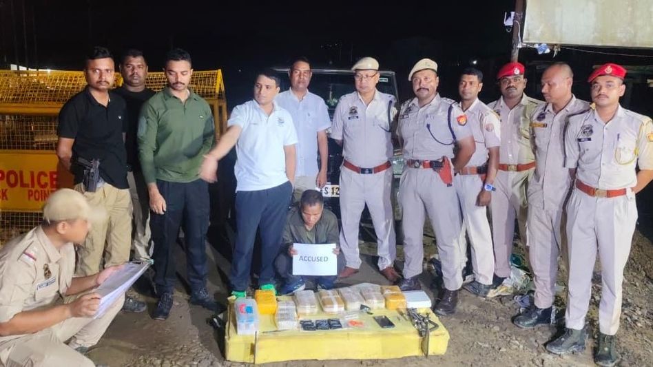 Manipur man held with 60,000 suspected Yaba tablets worth Rs 18 crore Manipur man held with 60,000 suspected Yaba tablets worth Rs 18 crore