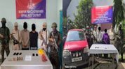 Security forces arrest six active cadres of various proscribed outfits in Manipur, arms and ammunition seized Security forces arrest six active cadres of various proscribed outfits in Manipur, arms and ammunition seized
