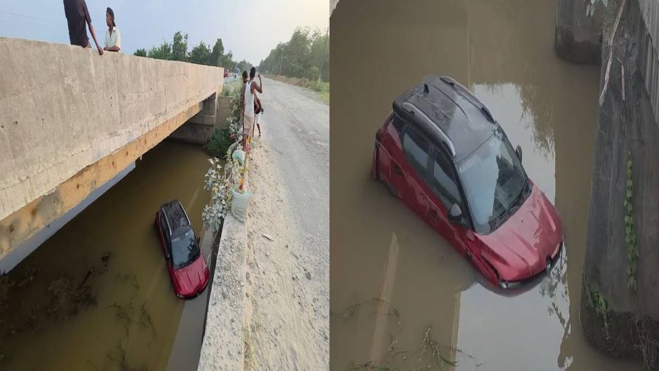 Assam: NH-17 expansion work raises safety concerns after vehicle falls into open construction ditch near Boko Assam: NH-17 expansion work raises safety concerns after vehicle falls into open construction ditch near Boko