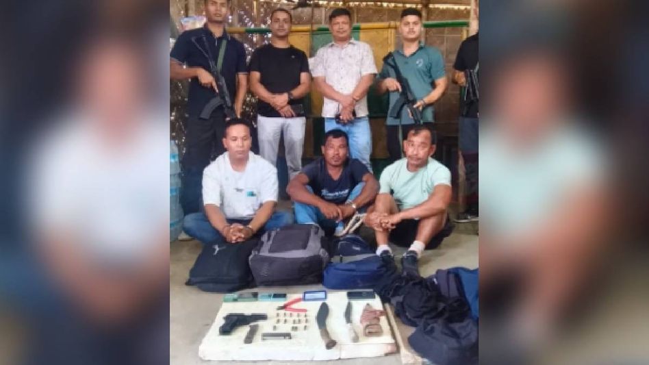 Guwahati police foil alleged robbery plot, three arrested with arms Guwahati police foil alleged robbery plot, three arrested with arms