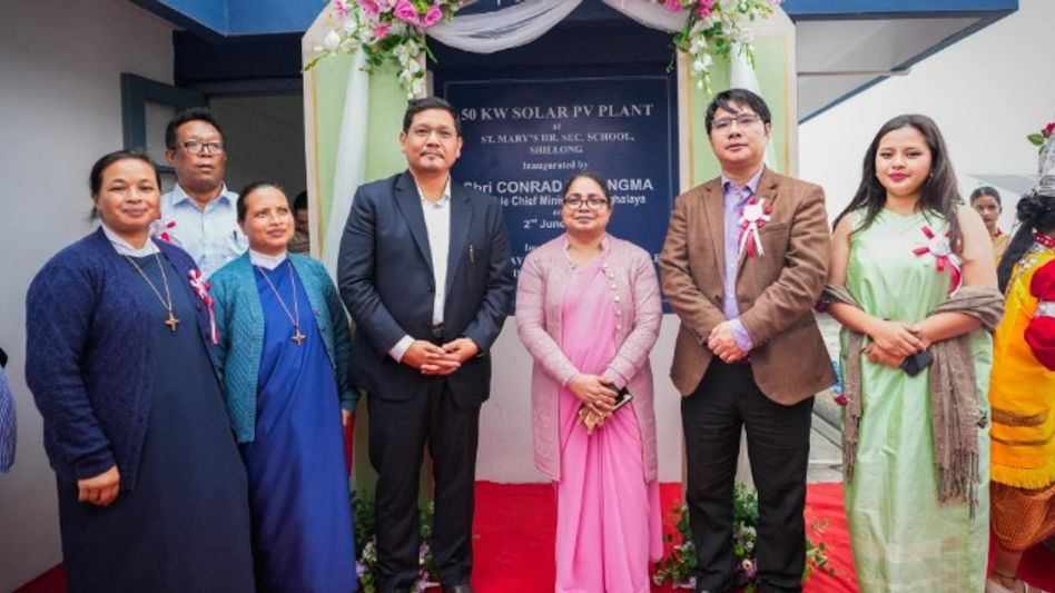 Meghalaya CM inaugurates 50 KW solar plant at Shillong school, highlights push for energy Independence Meghalaya CM inaugurates 50 KW solar plant at Shillong school, highlights push for energy Independence