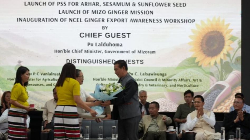 Mizoram CM launches ginger mission, price support scheme to boost farmers' income Mizoram CM launches ginger mission, price support scheme to boost farmers' income