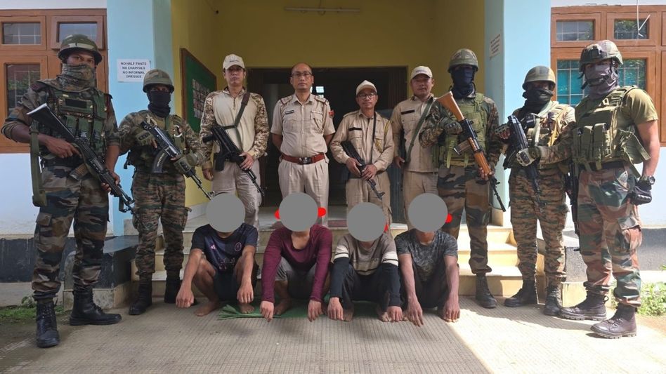 Five militants arrested, arms and explosives recovered in Manipur operations Five militants arrested, arms and explosives recovered in Manipur operations