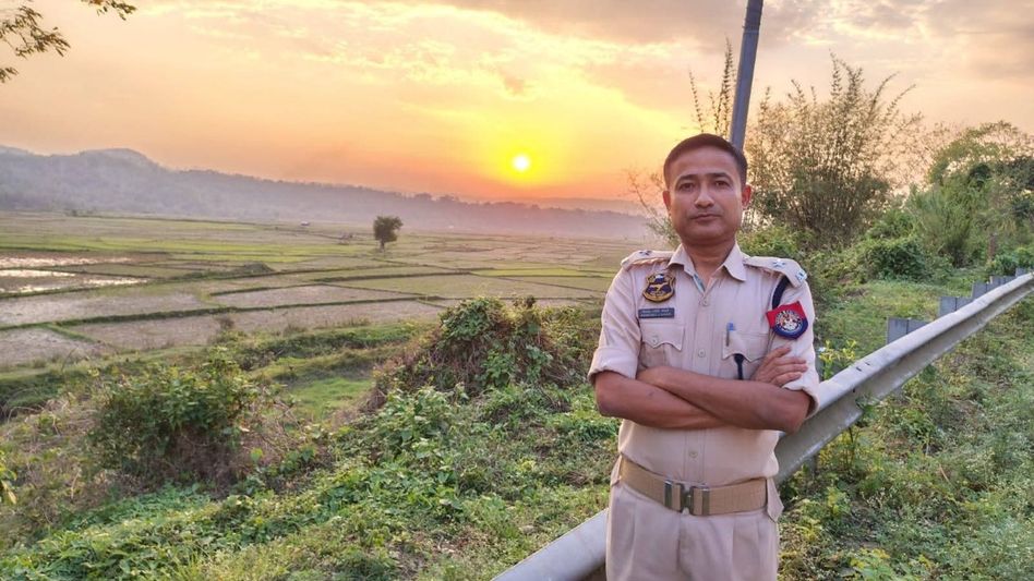 Assam's Maibang police station OC receives DGP's commendation for outstanding service Assam's Maibang police station OC receives DGP's commendation for outstanding service