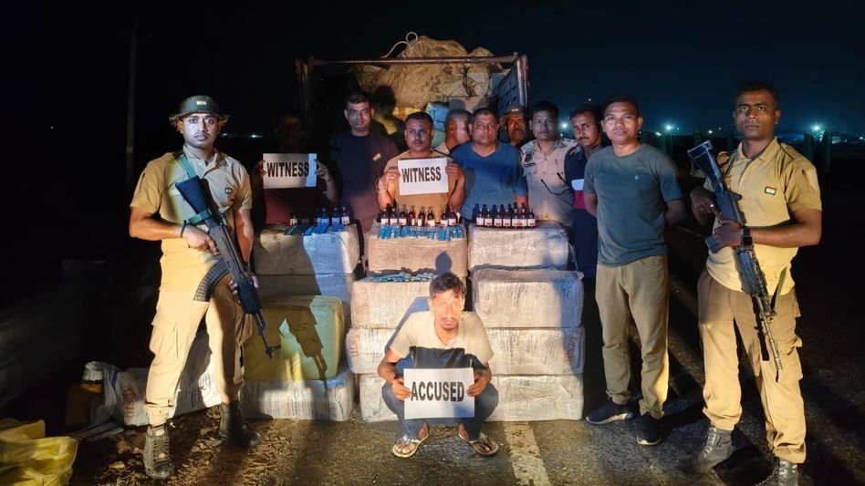 Major anti-narcotics crackdown in Cachar; heroin, codeine syrup and tramadol seized, multiple arrests made Major anti-narcotics crackdown in Cachar; heroin, codeine syrup and tramadol seized, multiple arrests made