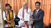 Meghalaya CM submits memorandum to Amit Shah on immigration, tribal safeguards and language recognition Meghalaya CM submits memorandum to Amit Shah on immigration, tribal safeguards and language recognition