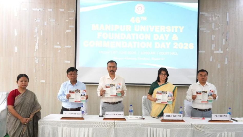 Manipur University celebrates 46th Foundation Day, honours faculty for academic excellence Manipur University celebrates 46th Foundation Day, honours faculty for academic excellence