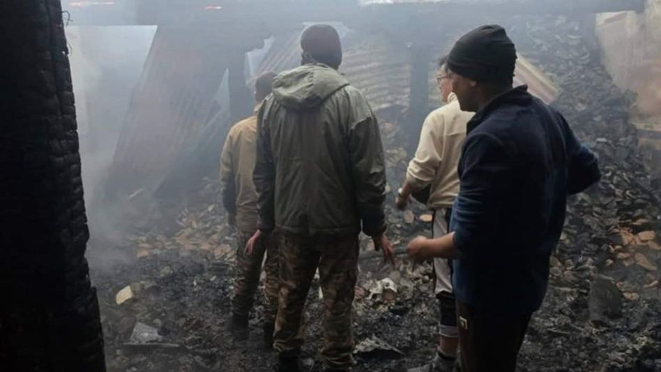 Historic Thangu Sertok Gumpa reduced to ashes in North Sikkim fire; two houses also destroyed Historic Thangu Sertok Gumpa reduced to ashes in North Sikkim fire; two houses also destroyed