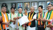 Arunachal BJP chief hands over Rajya Sabha ticket to Tai Tagak Arunachal BJP chief hands over Rajya Sabha ticket to Tai Tagak