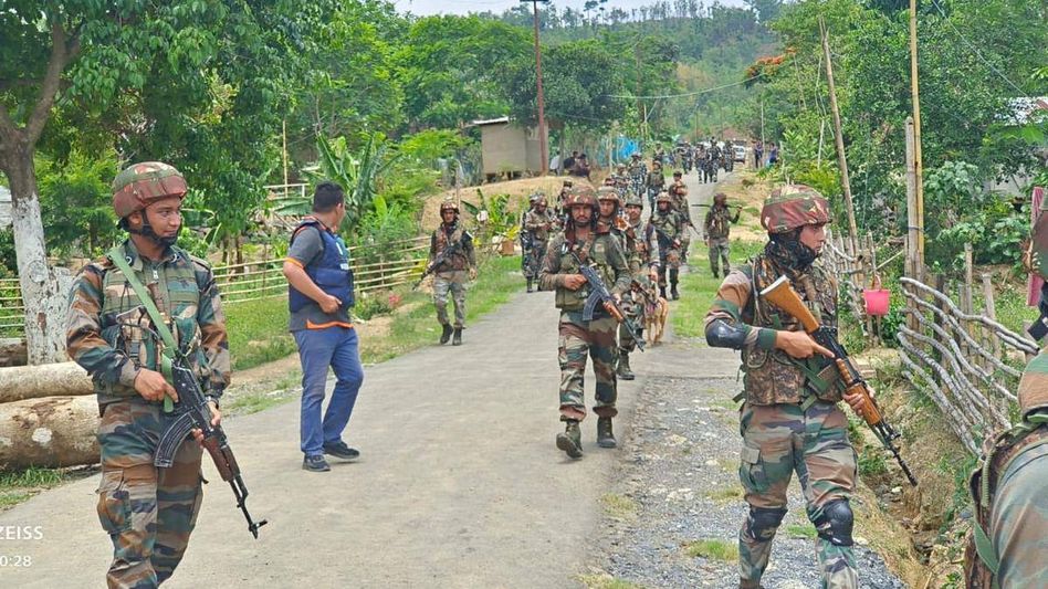 Security forces conduct joint combing operations to prevent spillover of violence from Kotlen Security forces conduct joint combing operations to prevent spillover of violence from Kotlen