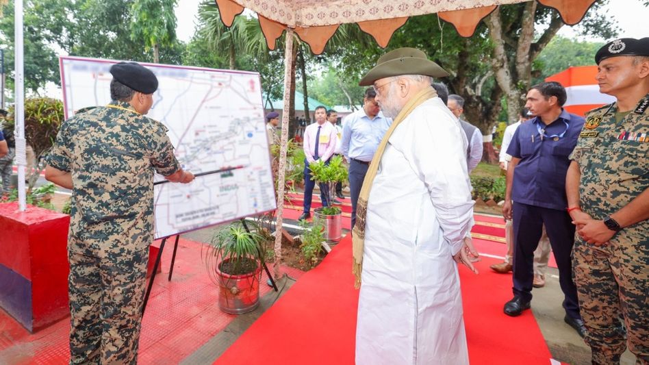 Amit Shah orders CCTV overhaul, land record audit along Tripura-Bangladesh border Amit Shah orders CCTV overhaul, land record audit along Tripura-Bangladesh border