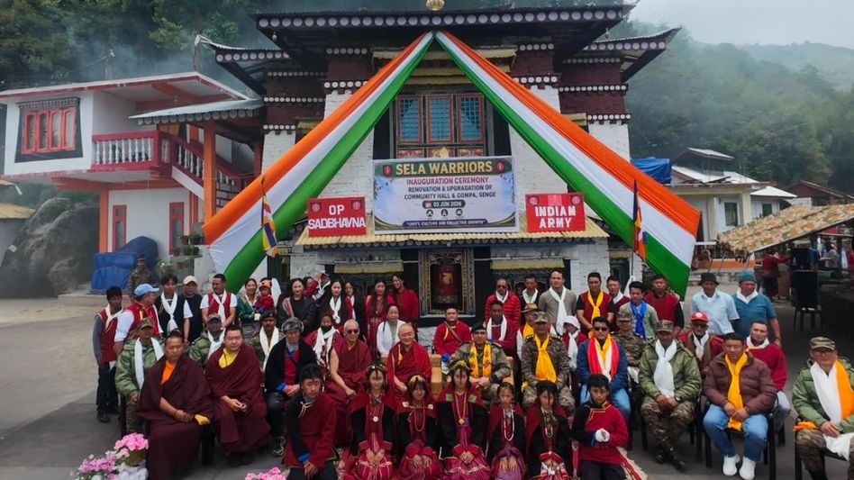 Indian Army inaugurates upgraded community hall and Gompa at Arunachal's Senge under Operation Sadbhavna Indian Army inaugurates upgraded community hall and Gompa at Arunachal's Senge under Operation Sadbhavna