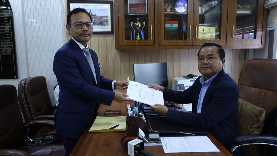 Meghalaya: NPP's James P K Sangma files Rajya Sabha nomination with backing of MDA allies Meghalaya: NPP's James P K Sangma files Rajya Sabha nomination with backing of MDA allies