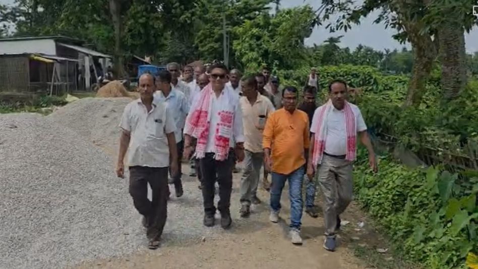 Boko-Chaygaon MLA Raju Mesh lays foundation stones for five road projects worth Rs 6.19 crore Boko-Chaygaon MLA Raju Mesh lays foundation stones for five road projects worth Rs 6.19 crore