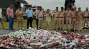 Assam's Majuli administration destroys illegal liquor worth over Rs 15 lakh Assam's Majuli administration destroys illegal liquor worth over Rs 15 lakh