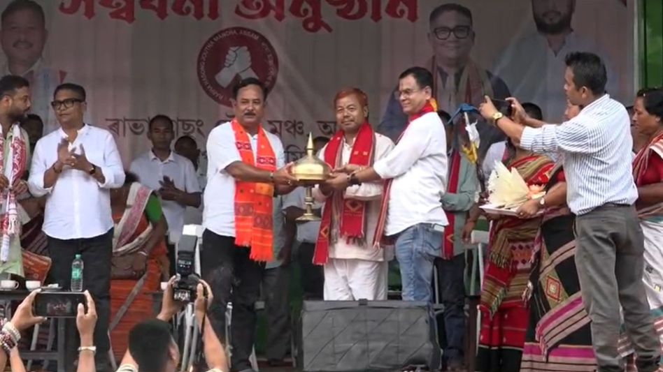 Rabha Hasong Joutho Mancha felicitates four MLAs, reiterates demand for RHAC constitutional recognition Rabha Hasong Joutho Mancha felicitates four MLAs, reiterates demand for RHAC constitutional recognition