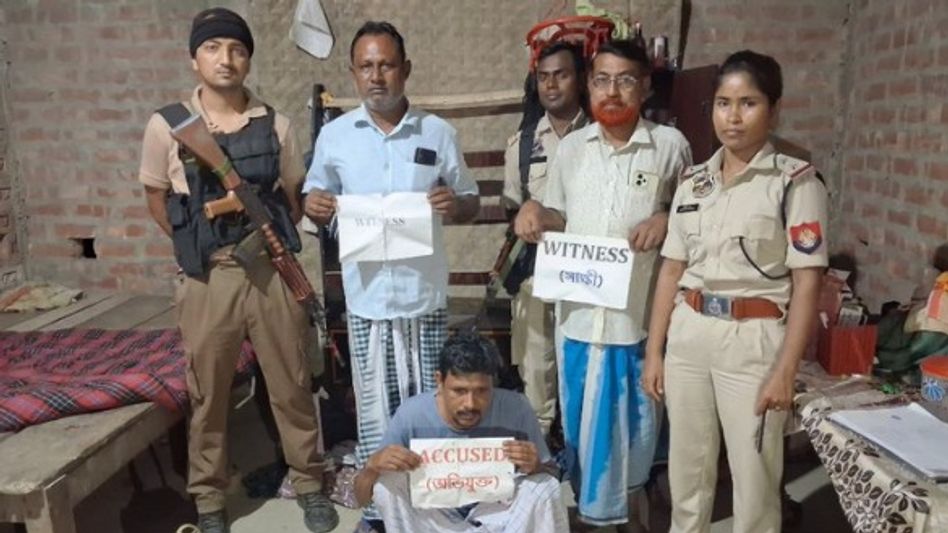 Assam's Juria Police arrest suspected drug peddler with heroin Assam's Juria Police arrest suspected drug peddler with heroin