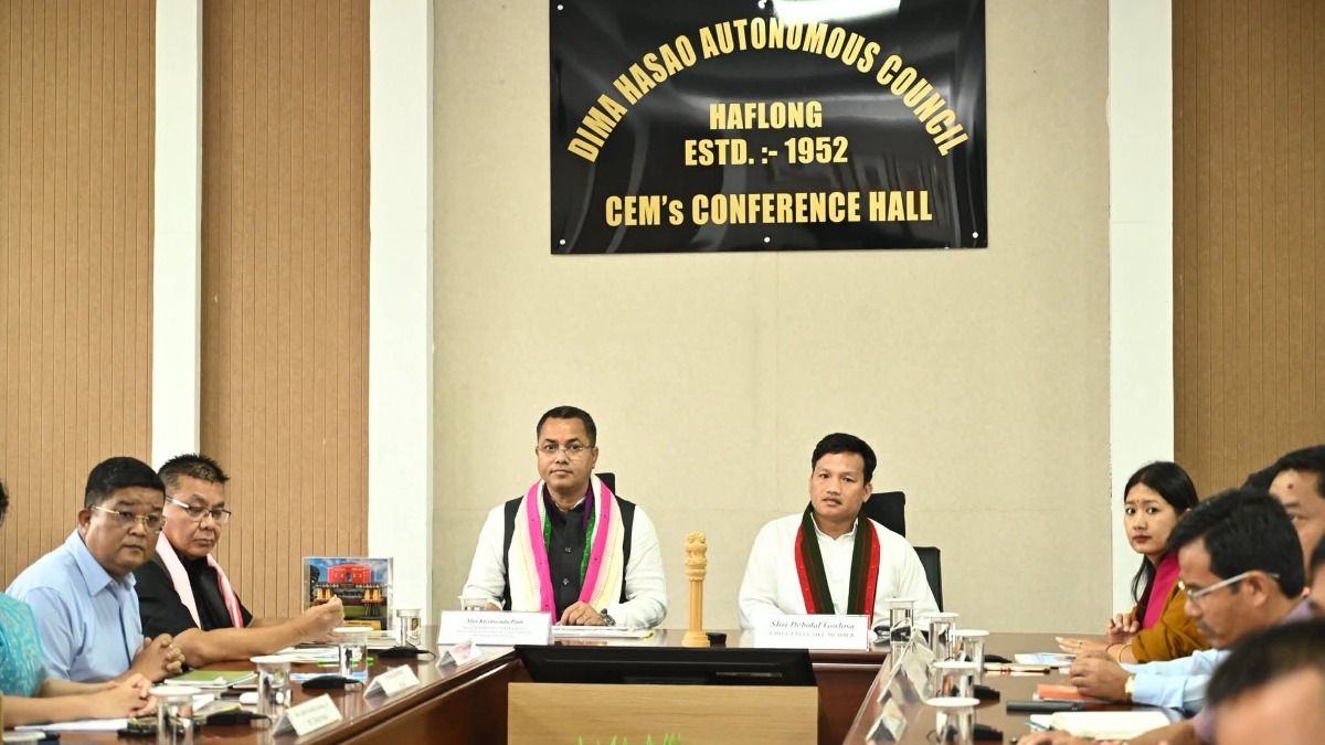 Minister reviews disaster preparedness, water supply schemes in Assam's Dima Hasao