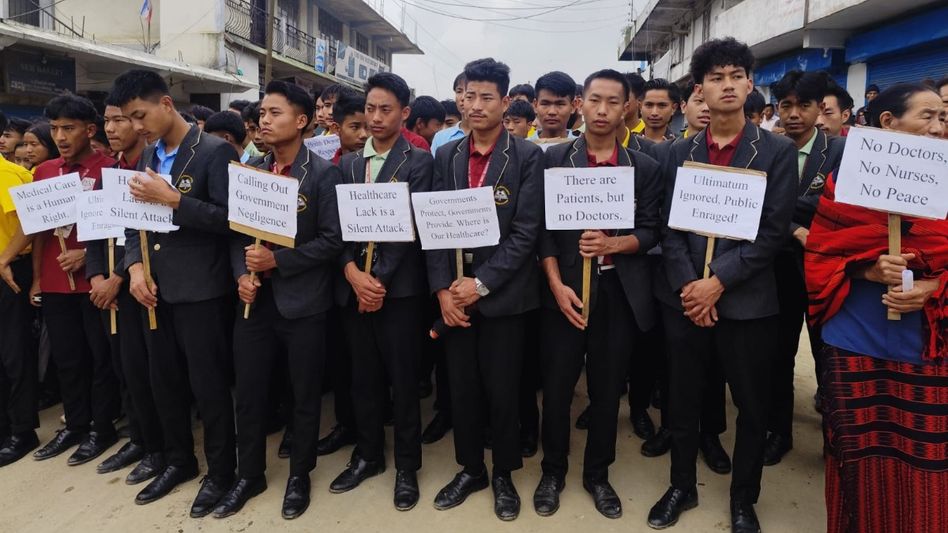 Students' body issues ultimatum over acute healthcare crisis in Nagaland's Longkhim-Chare region Students' body issues ultimatum over acute healthcare crisis in Nagaland's Longkhim-Chare region