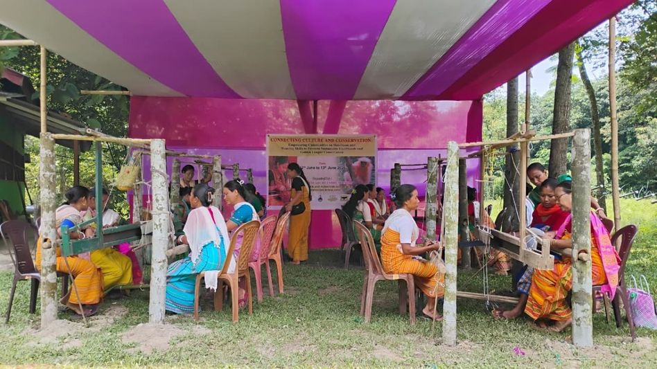 PRC Northeast India hosts workshop linking weaving skills with Golden Langur conservation in Assam's Kokrajhar PRC Northeast India hosts workshop linking weaving skills with Golden Langur conservation in Assam's Kokrajhar