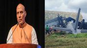 Assam: Rajnath Singh expresses grief over death of five IAF personnel in AN-32 crash at Jorhat Assam: Rajnath Singh expresses grief over death of five IAF personnel in AN-32 crash at Jorhat