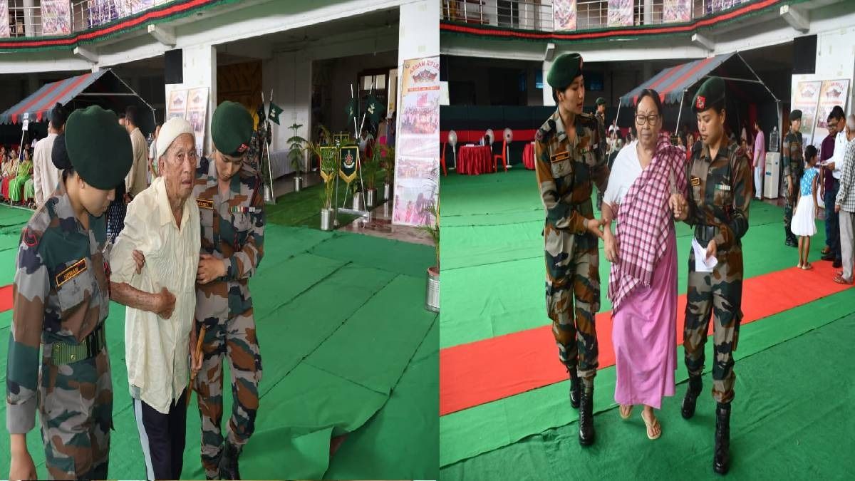 Assam Rifles extends relief and healthcare support to 720 displaced families in Manipur